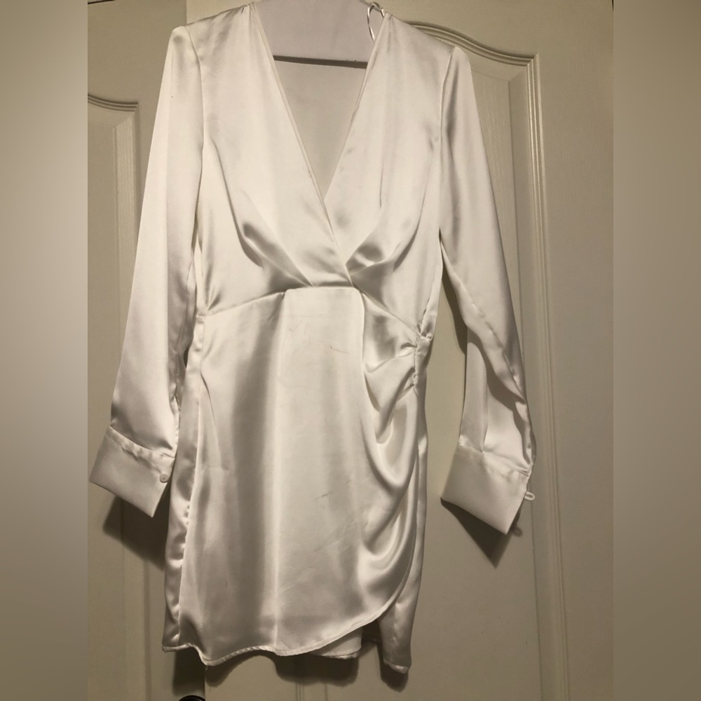White Zara Dress Size 4
